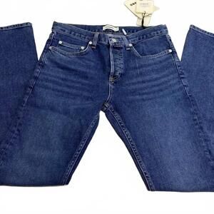 NEW SANDRO men's slim cut jeans in blue vintage